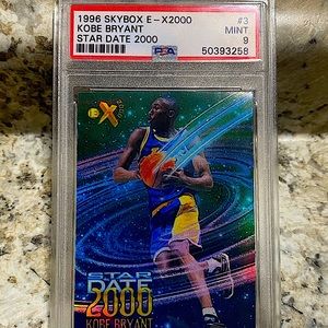 96 skybox e-x2000 Kobe Bryant star date 2000